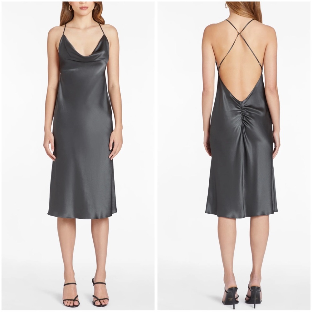 Amanda Uprichard NWT Tayce Backless Silk Dress
